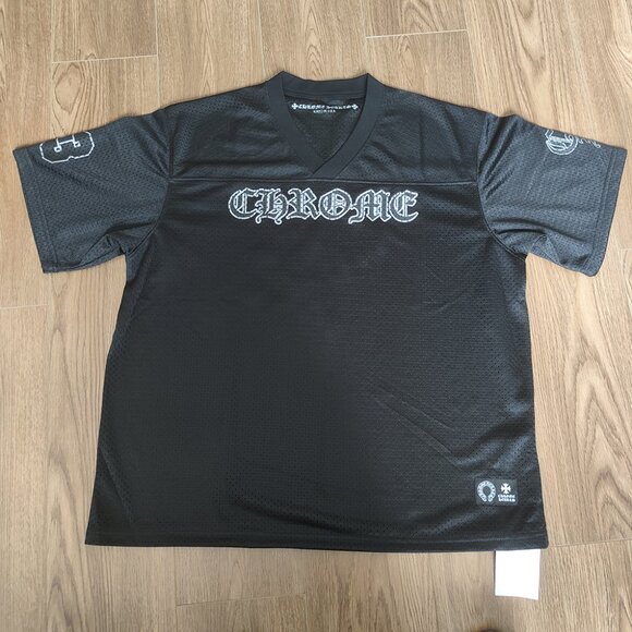 Chrome Hearts Mesh Stadium Football Black Jersey - Picture 2 of 7